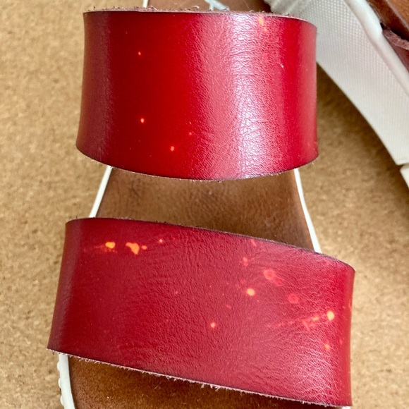 Red Mia Sandals - Picture 2 of 3